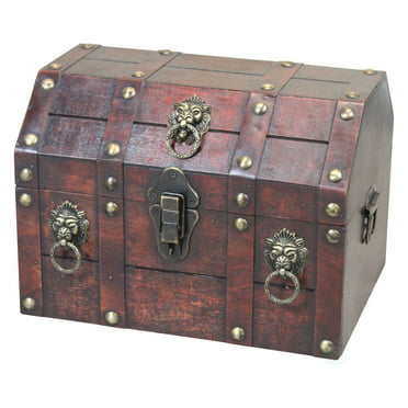 Quickway Imports Antique Style Wooden Small Trunk QI003001 for sale online 